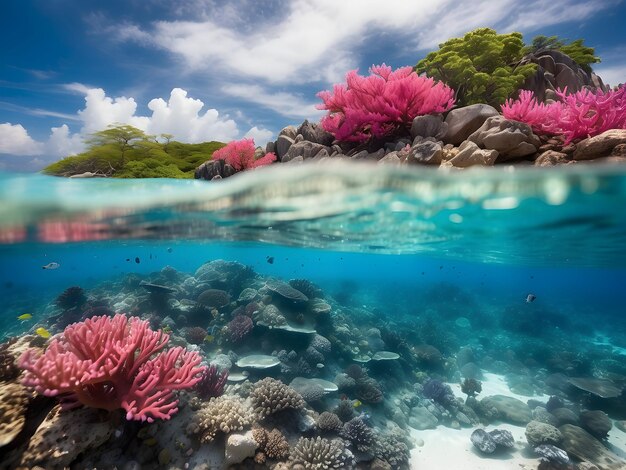 Foto thailandia vista mare carta da parati spiaggia tropicale sfondo paesaggio sul lungomare illustrazione lan costiera