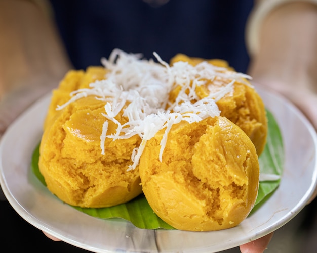 Thais dessert Khanom Tarn