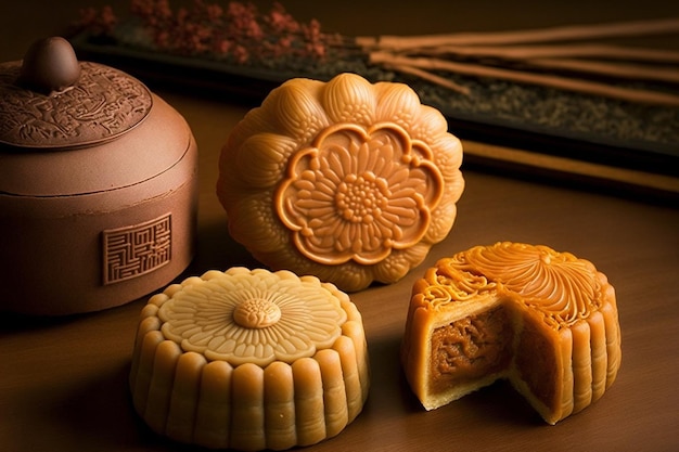 thaise mooncake dessertgebakjes