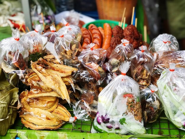 Foto thaise straatvoedsel