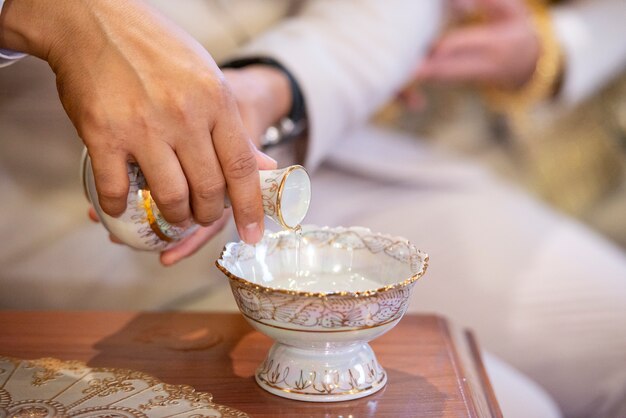 Thaise traditionele huwelijksdecoratie