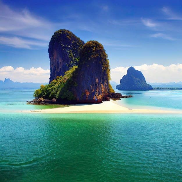 Thale Waek Separated Sea Krabi Thailand