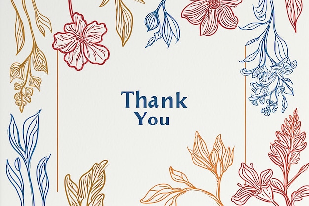 thank you card greeting card