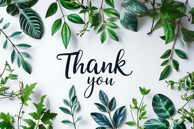 Thank You Text With Fading Effect Gratitude Style and Script Creative Decor Live Stream Background