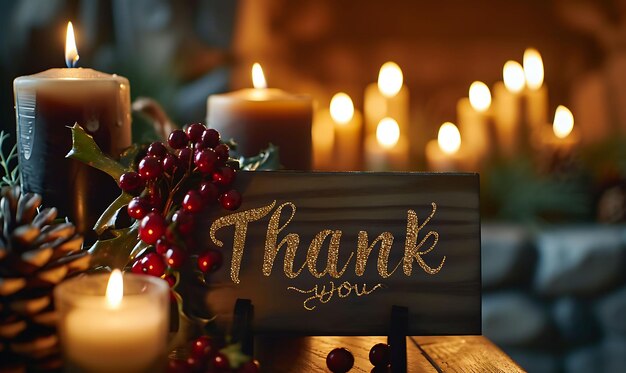 Thank You Text With a Sparkling Effect and an Elegant Serif Creative Decor Live Stream Background