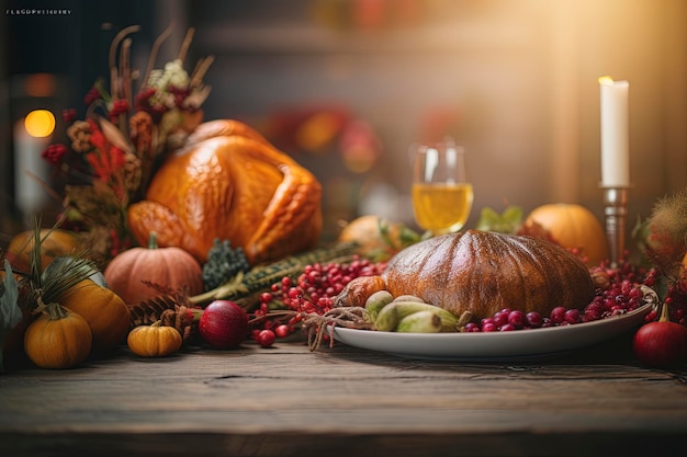 Photo thanksgiving background