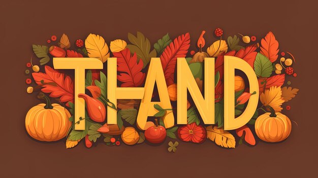 Photo thanksgiving banner art illustration