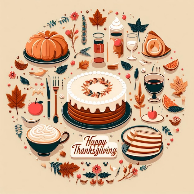 Photo thanksgiving day backgrounds thanksgiving day minimalist design thanksgiving day card