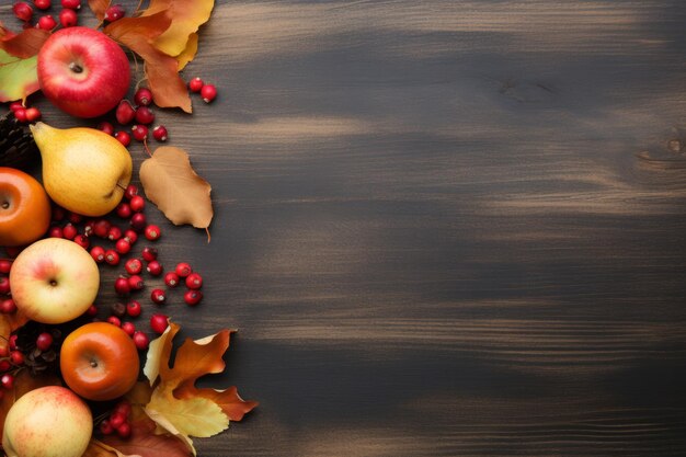 thanksgiving day composition with copy space