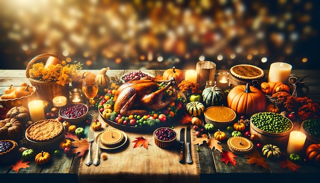 Thanksgiving Day Concept A Celebration of Gratitude and Togetherness