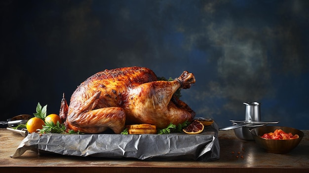 thanksgiving day delicious turkey