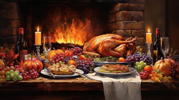 Thanksgiving friends late