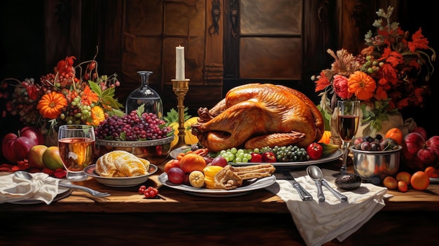 Thanksgiving friends late