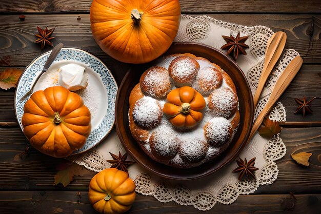 Thanksgiving Day Pumpkin PIe with Whipped Cream Homemade Healthy Thanksgiving Day Pumpkin PIe