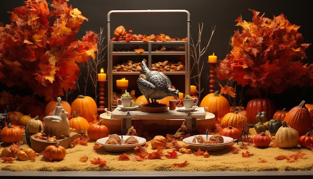 thanksgiving diorama