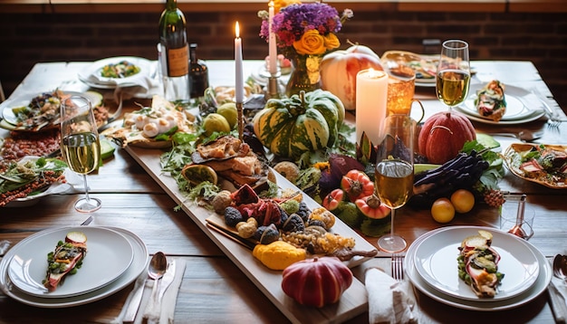 Thanksgiving Holiday Table