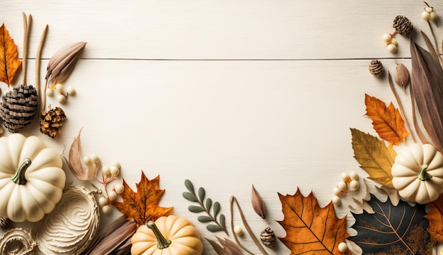 Photo thanksgiving holiday wood table background with copy space for text generative ai