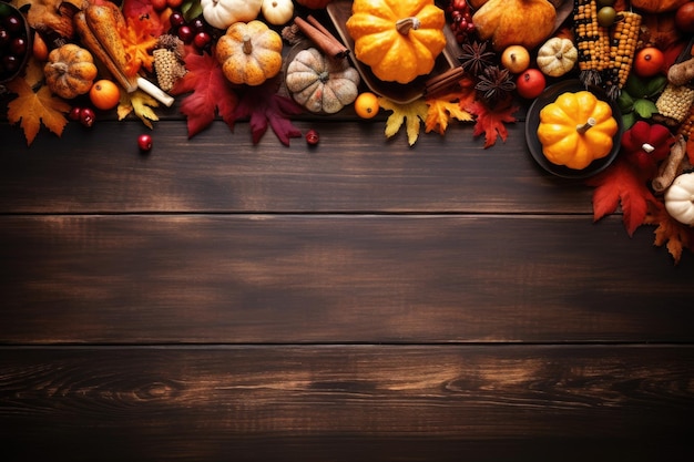 Thanksgiving houten achtergrond