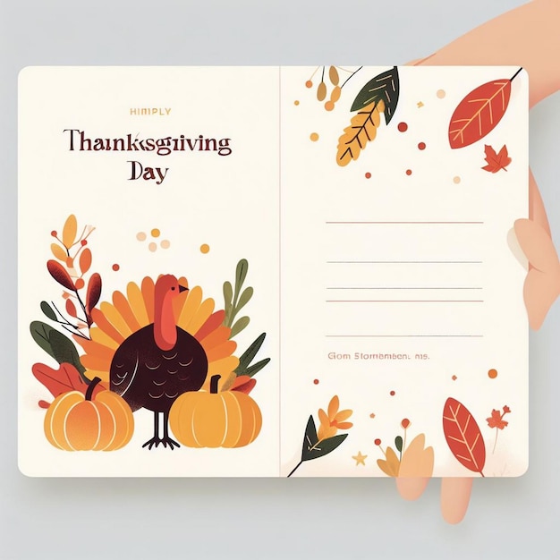 Карточка с приглашением на День благодарения День благодарения Изображения фона