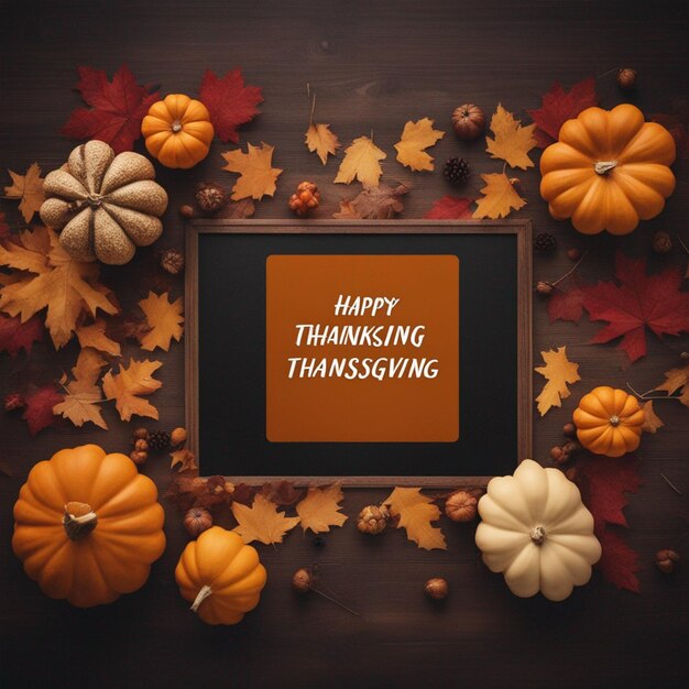 Thanksgiving Message to Students Within Frame Wallpaper