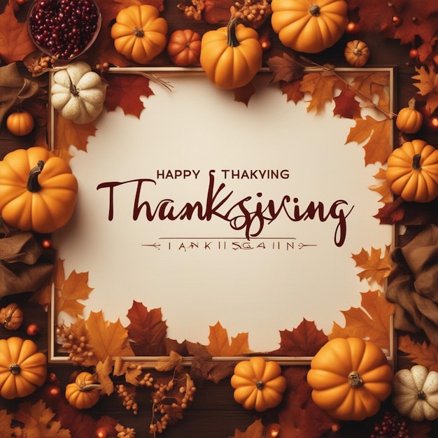 Thanksgiving Message to Students Within Frame Wallpaper