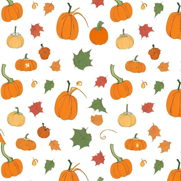 Photo thanksgiving pumpkin background images collections cute wallpapers ai generated