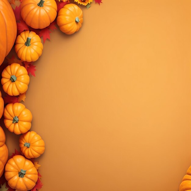 Thanksgiving pumpkin background images collections cute wallpapers ai generated