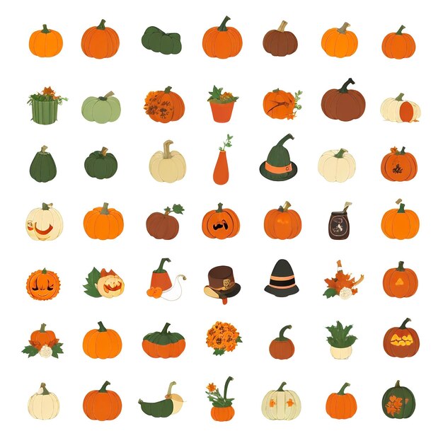 Photo thanksgiving pumpkin background images collections cute wallpapers ai generated