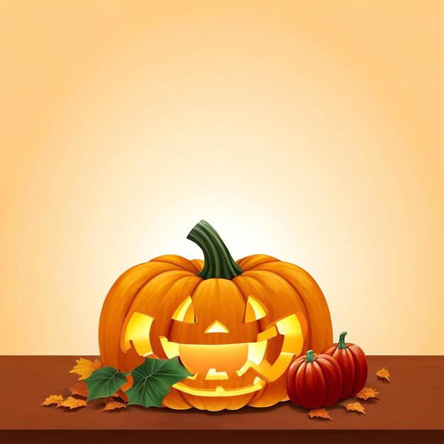 Photo thanksgiving pumpkin background images collections cute wallpapers ai generated