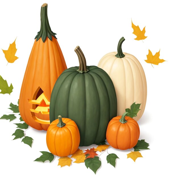 Photo thanksgiving pumpkin background images collections cute wallpapers ai generated