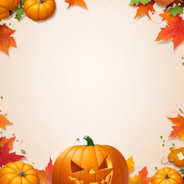 Thanksgiving pumpkin background images collections cute wallpapers ai generated