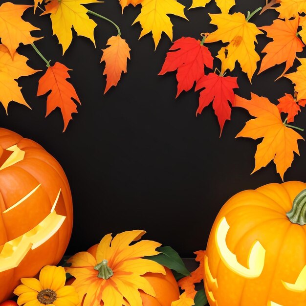 Thanksgiving pumpkin background images collections cute wallpapers ai generated