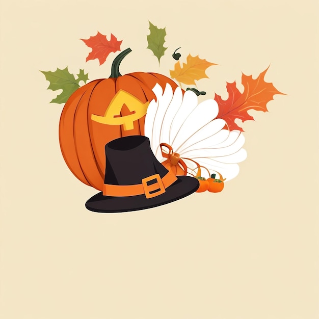 Thanksgiving pumpkin background images collections cute wallpapers ai generated