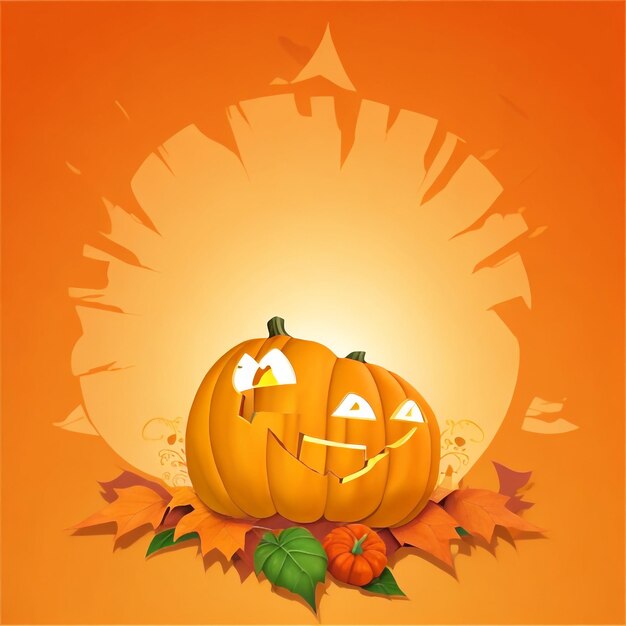 Photo thanksgiving pumpkin background images collections cute wallpapers ai generated