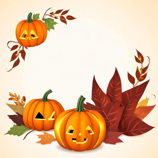 Thanksgiving pumpkin background images collections cute wallpapers ai generated