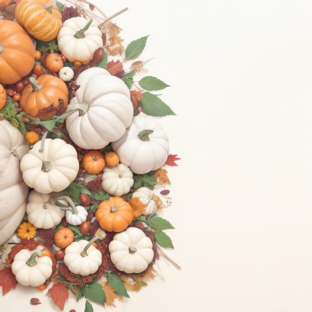 Thanksgiving pumpkin background images collections cute wallpapers ai generated