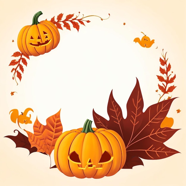 Thanksgiving pumpkin background images collections cute wallpapers ai generated