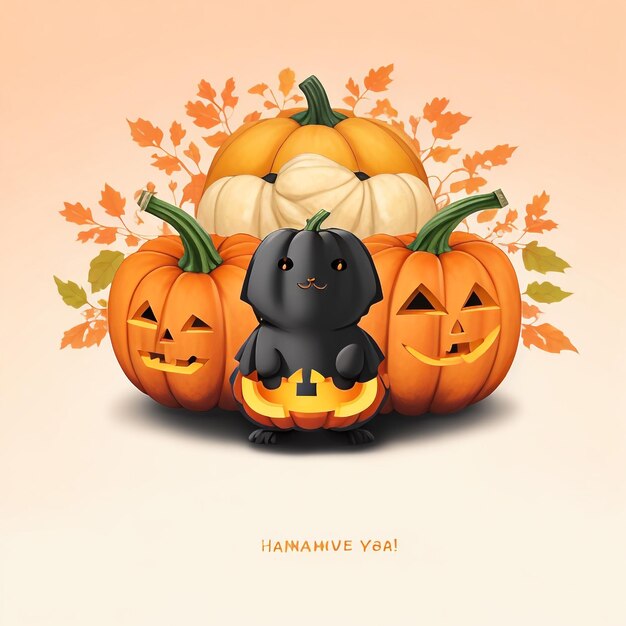 Thanksgiving pumpkin background images collections cute wallpapers ai generated