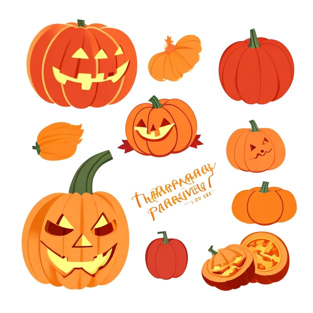 Photo thanksgiving pumpkin background images collections cute wallpapers ai generated