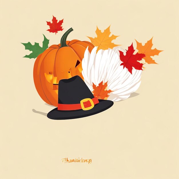 Thanksgiving pumpkin background images collections cute wallpapers ai generated