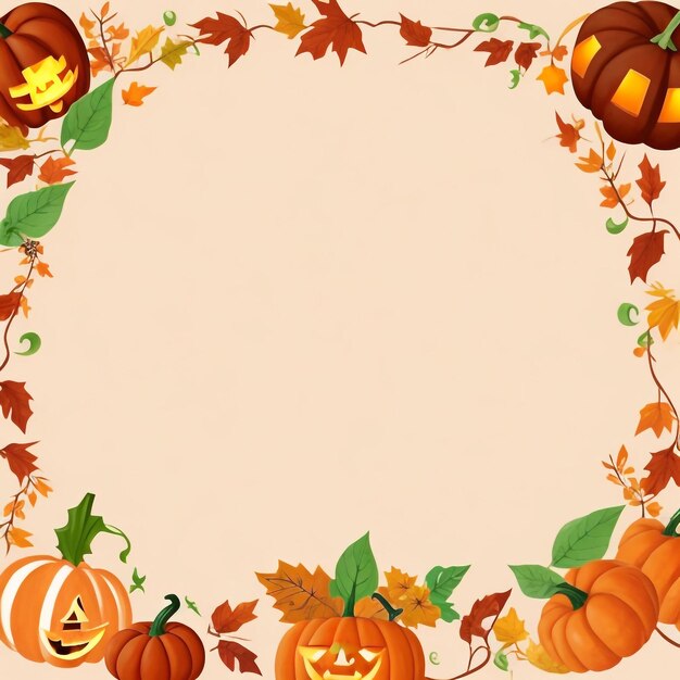 Photo thanksgiving pumpkin background images collections cute wallpapers ai generated