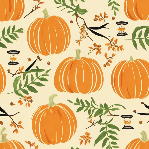 Thanksgiving pumpkin background images collections cute wallpapers ai generated