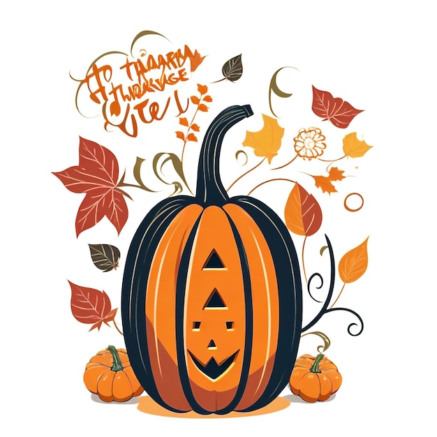 Photo thanksgiving pumpkin background images collections cute wallpapers ai generated