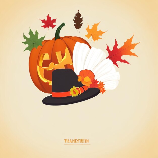 Thanksgiving pumpkin background images collections cute wallpapers ai generated