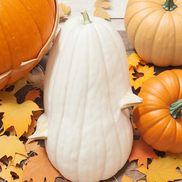 Thanksgiving pumpkin background images collections cute wallpapers ai generated