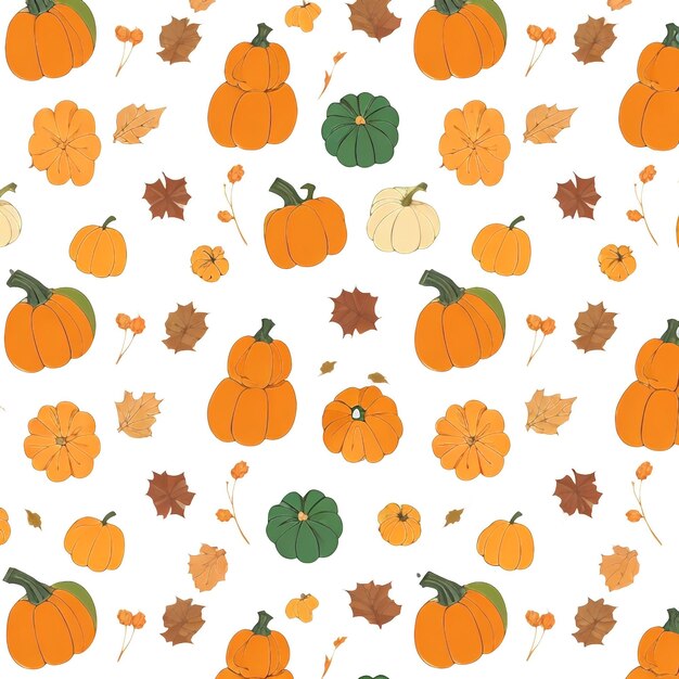 Photo thanksgiving pumpkin background images collections cute wallpapers ai generated