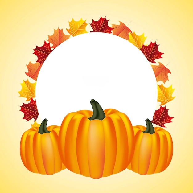 Photo thanksgiving pumpkin background images collections cute wallpapers ai generated
