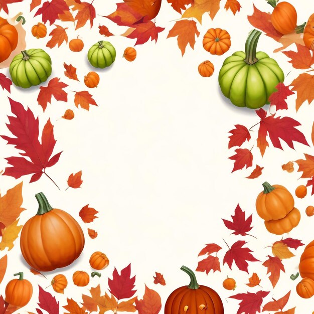 Photo thanksgiving pumpkin background images collections cute wallpapers ai generated