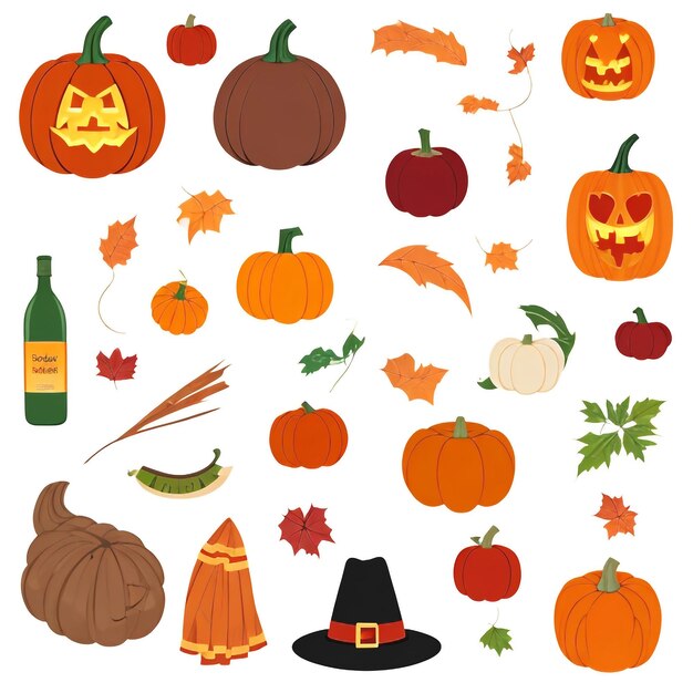 Thanksgiving pumpkin background images collections cute wallpapers ai generated