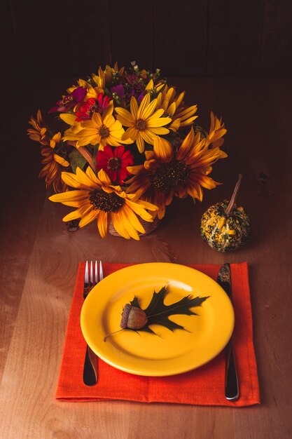 Thanksgiving serving table